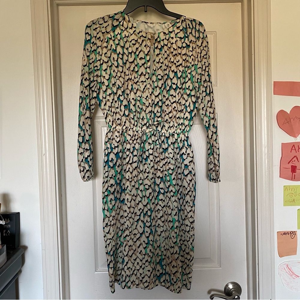 100% silk Longchamp dress